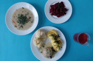 Obiad dieta z ograniczeniem łatwo przyswajalnych węglowodanów