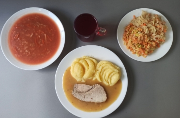 Obiad dieta z ograniczeniem łatwo przyswajalnych węglowodanów