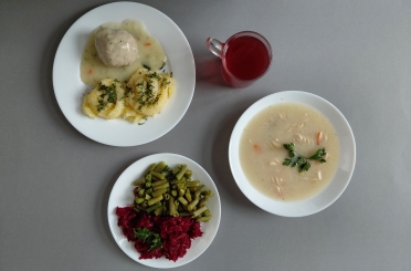 Obiad dieta z ograniczeniem łatwo przyswajalnych węglowodanów