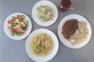 Obiad dieta z ograniczeniem łatwo przyswajalnych węglowodanów