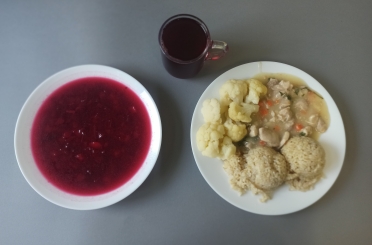 Obiad dieta z ograniczeniem łatwo przyswajalnych węglowodanów