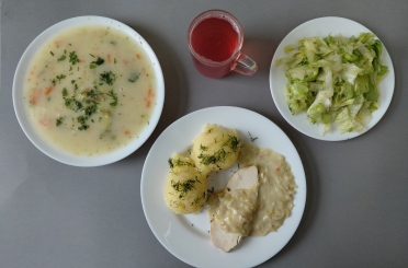 Obiad dieta podstawowa