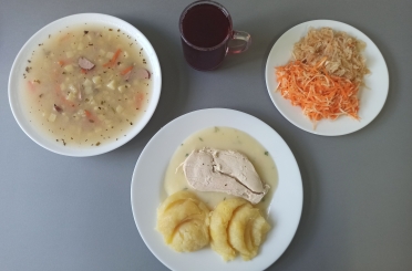 Obiad dieta z ograniczeniem łatwo przyswajalnych węglowodanów