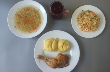 Obiad dieta z ograniczeniem łatwo przyswajalnych węglowodanów