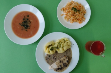 Obiad dieta z ograniczeniem łatwo przyswajalnych węglowodanów